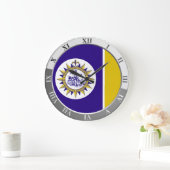 Nashville flag Large Clock ラージ壁時計 (ホーム)