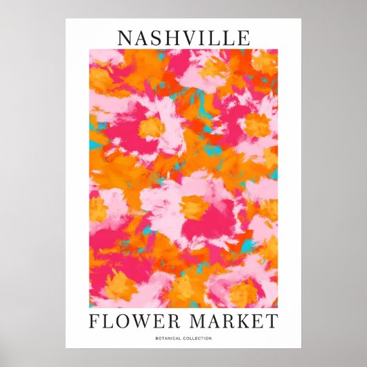 Nashville Flower Market ポスター (正面)