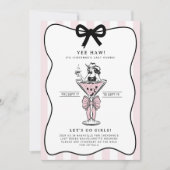 Nashville Last Rodeo Bachelorette 招待状 (正面)