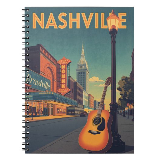 Nashville Music City ノートブック (正面)