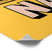 Nashville Skyline Poster – Bold Tennessee Pop Art ポスター (角)