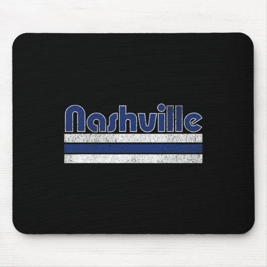 Nashville Soccer Vintage City  マウスパッド (正面)