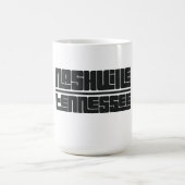 Nashville - Tennessee コーヒーマグカップ (中央)