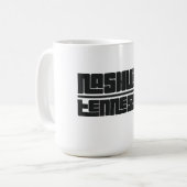 Nashville - Tennessee コーヒーマグカップ (正面左)