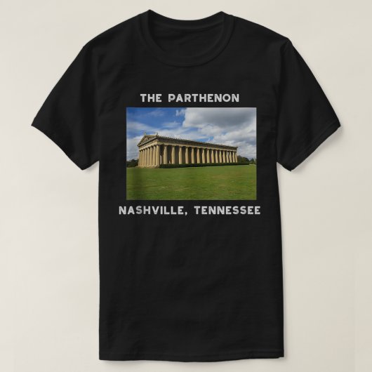 Nashville Tennessee Parthenon One American Landmar Tシャツ (デザイン正面)