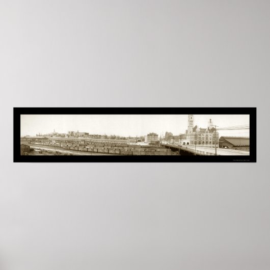 Nashville, TN鉄道写真1905 ポスター (正面)