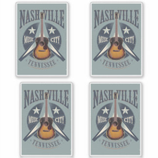 Nashville, TN – ミュージックシティUSA シール
