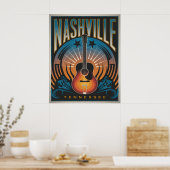 Nashville, TN – ミュージックシティUSA ポスター (キッチン)