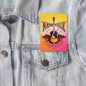 Nashville, TN – ミュージックシティUSA 缶バッジ (インサイチュ)