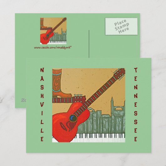 Nashville, TN postcard ポストカード (正面/裏面)