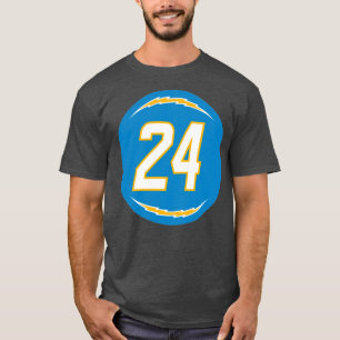 Nasir Adderleyナンバー24ジャージーロサンゼルス電荷 Tシャツ