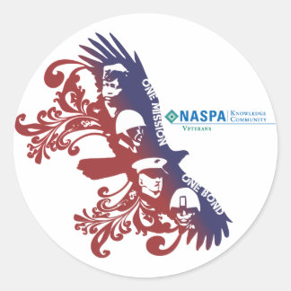 NASPA 2010のステッカー ラウンドシール