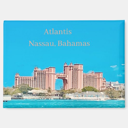 Nassau, Bahamas Atlantis Collectible Magnet マグネット (正面)