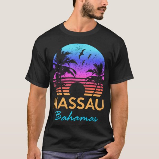 Nassau Bahamas Beachrip Summer S friend Tシャツ (正面)