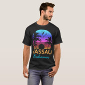 Nassau Bahamas Beachrip Summer S friend Tシャツ (正面フル)