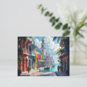 Nassau bahamas dreaming ポストカード (スタンド正面)