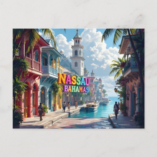 Nassau bahamas dreaming ポストカード (正面)