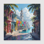 Nassau bahamas dreaming magnet (正面)