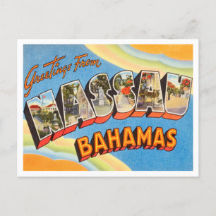 Nassau, Bahamas Vintage Travel ポストカード