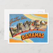Nassau, Bahamas Vintage Travel ポストカード (正面/裏面)