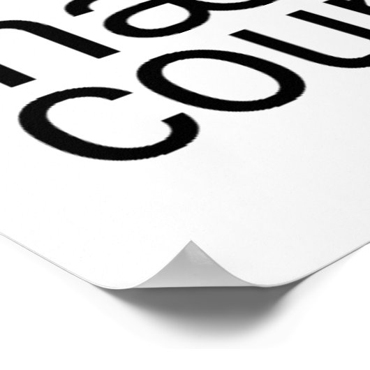 Nassau County Long Island Phonetic Spelling ポスター (角)