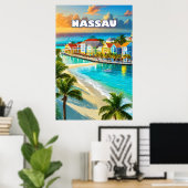 Nassau, pearl of the Bahamas ポスター (ホームオフィス)
