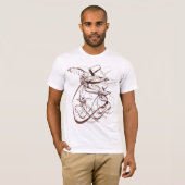 Nastaleeq Sufiの旋回のダンス Tシャツ (正面フル)