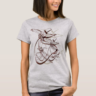Nastaleeq sufi旋回ダンスD Tシャツ
