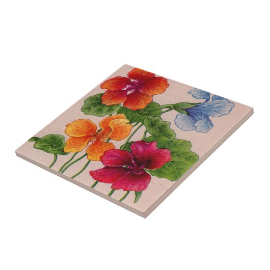 nasturtiumの複数形 タイル (側面)