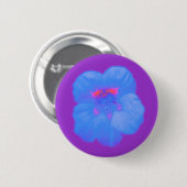 Nasturtium Bright Blueボタン 缶バッジ (正面&裏面)