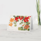 Nasturtium by谷上湖南 カード (正面)