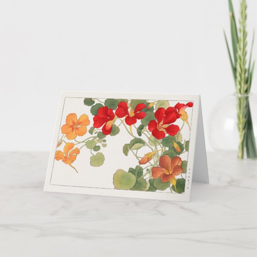 Nasturtium by谷上湖南 カード (正面)