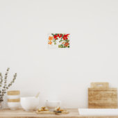 Nasturtium by谷上湖南 ポスター (キッチン)