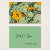 Nasturtium & Ladybird "Just for You" (正面&裏面)