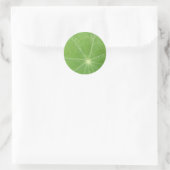 Nasturtium Leafスタンプ ラウンドシール (バッグ)