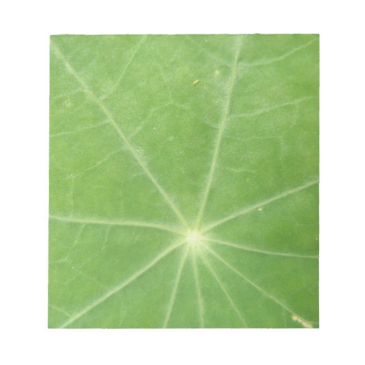 Nasturtium Leafメモ帳 ノートパッド (正面)