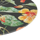 Nasturtium Orange：水色ダークパターン。 カッティングボード (角)