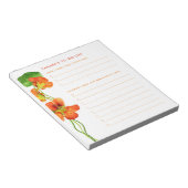 Nasturtium To-Doリスト(大きな3つ) ノートパッド (アングル)