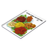 Nasturtiumsシードパケットラベル ノートブック (左側)