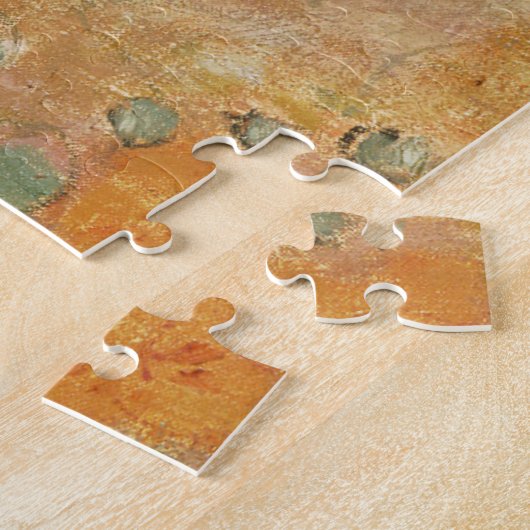 Nasturtiums (1905) by Odiron Redon ジグソーパズル (側面)