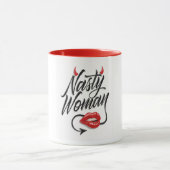 "Nasty Woman" マグカップ (中央)