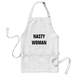 NASTY WOMAN  kitchen apron スタンダードエプロン