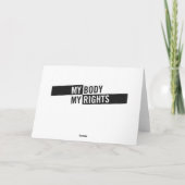 Nasty Women Making History Greeting Card カード (裏面)