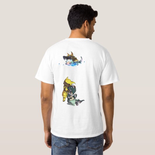 NasusのTシャツ Tシャツ (裏面フル)