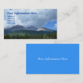 Nat.ピーク、ロッキー山脈は憧れます。 公園の名刺 名刺 (正面/裏面)