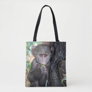 Nat. Anubusのbaboon 湖Manyara。 公園タンザニア トートバッグ