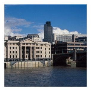 Nat West Tower or Tower 42ロンドンの街 ポスター