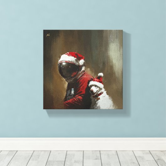 Natal Astronauta キャンバスプリント (インサイチュ (ウッドフロア))