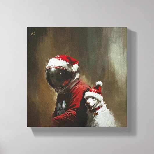 Natal Astronauta キャンバスプリント (正面)