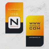 Nataliaの名刺 名刺 (正面/裏面)